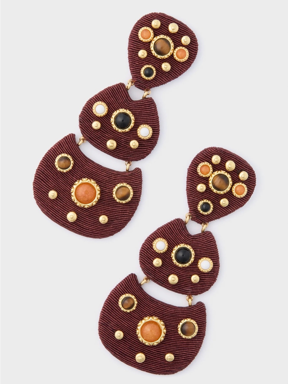 Tuckernuck ‘Chocolate Gemstone Knox Earrings’